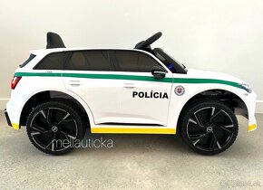 Detské elektrické autíčko RS6 polícia - 3