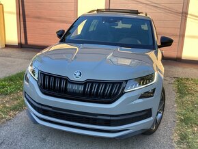 Kodiaq Sportline 4x4 7miest Nardo Grey Virtual Pano 83t. km - 3