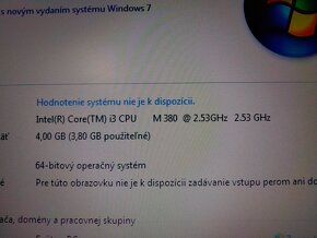 predám FUJITSU LIFEBOOK A530 , Windows 7 - 3