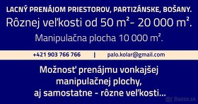 Lacný prenajom priestorov,garáže,výrobne,skladové - 3