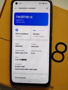 Realme 8- 6+6 ram/128 ROM Dual Sim plus SD 64GB - 3