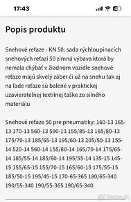 Snehové reťaze - 3