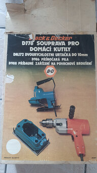 Black & Decker D778 - vŕtačka, píla + brúska (nefunkčné) - 3