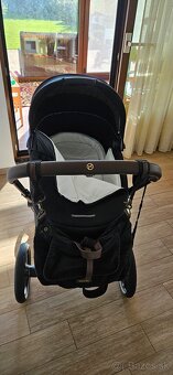 Cybex Priam 2021 - kombinovaný kočík 3v1 black deep - 3