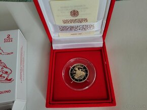 2 euro 2024 Vatikán PROOF, Tomáš Akvinský - 3