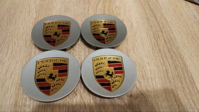 Porsche stredové krytky do kolies 76mm / 65mm viac fareb PO - 3