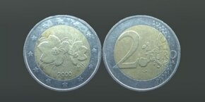 2 euro Fínsko 2000 M - 3