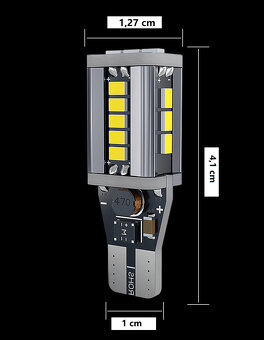 LED autožiarovky W16W CANBUS / 3020 SMD / denné cúvacie - 3