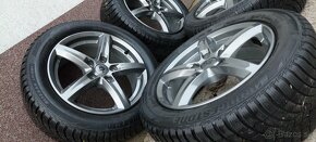 Alu Brock 5x112 a zimné Bridgestone Blizzak 205/55 R16 - 3