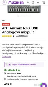 ANT ANTMIX 16FX USB MIXPULT - 3