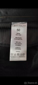 Oblek Mika Rauta vel. 50 vyrobené v SR - 3