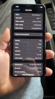  iPhone XS Max 512gb 82% zdravie batérie - 3