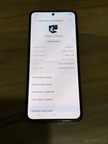 Predám Samsung Galaxy Z Flip 4 128GB Stav nového telefónu - 3