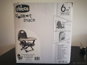 CHICCO Podsedák prenosný Pocket Snack na stoličku, - 3