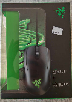 Herná PC myš Razer Abyssus 2000 + podložka Goliathus - 3