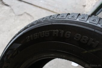 16” PNEUMATIKY-----ZIMNE----KUMHO---215/65 r16----7-8m - 3