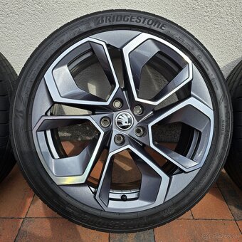 19" ALU Škoda Altair Anthracit + letné pneu 225/45 Bridgest - 3