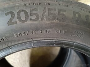 205/55R17 91V Continental letná - 3