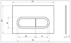 RAVAC wc tlačítko - 3