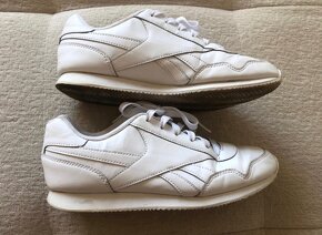 —————Biele tenisky Reebok Royal Classic 38, 5.40 E———— - 3