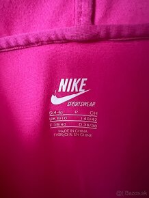 Dámska ružová športová mikina na zips Nike - 3