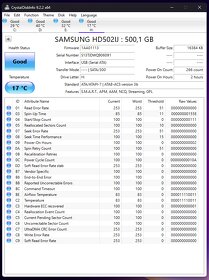 2x Samsung SpinPoint F1 HD502IJ - 500GB - 3