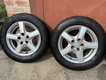 Disky VW 5x112 R15 + zimné CONTI 195/65 R15 - 3