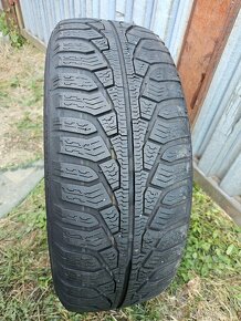 2 ks plech disky VW 5x112 r16 + zimné Uniroyal 205/60 r16 - 3