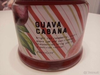 NOVÁ VEĽKÁ LUXUSNÁ SVIEČKA PartyLite GUAVA CABANA ...9€  - 3