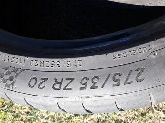 Dvojrozmer 275/35 r20 a 245/40 r20 letne pneumatiky - 3