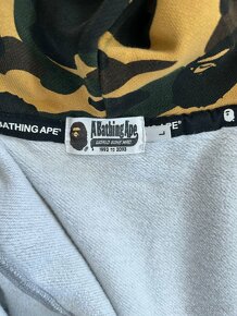 Bape A Bathing Ape Grey Double Hooded Shark Hoodie(Mikina) - 3