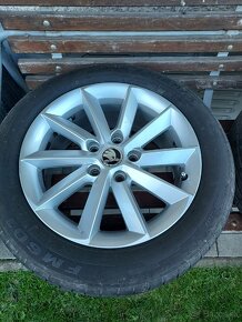 Zimné elektróny 5x112 r 16 + letné gumy 205/55 r16 - 3