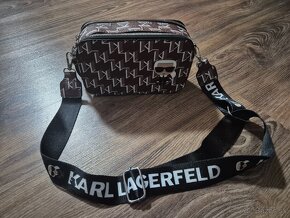 kabelka Karl Lagerfeld crossbody hnedá - 3