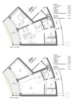 Novostavba 2-izbový apartmán s predzáhradkou, A7 BlueWave Ri - 3