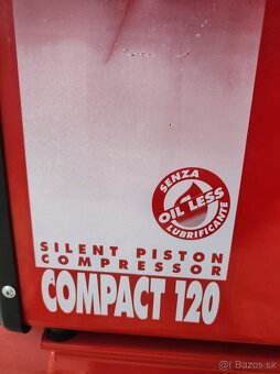 Kompresor samomazný, zvukotěsný pístový Compact 120R Fiac. - 3