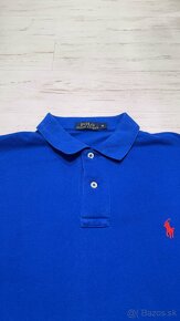 Modrá polokošeľa Ralph Lauren - 3