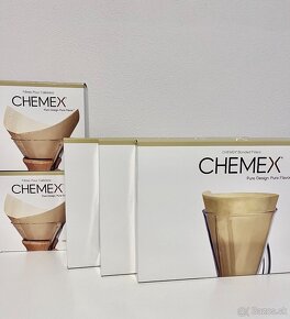 Predám málo použitý Chemex 3 cups + filtre - 3