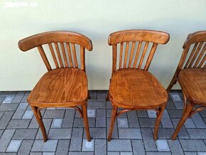 Klasické hospodské židle TON pp renovaci 5ks - 3