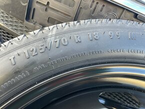 Dojazdová rezerva 5x112 R18 - 125/70 R18 VW, Škoda, Audi - 3