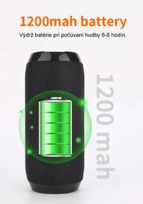 (IHNEĎ) Bezdrôtový Bluetooth reproduktor, 2x5W - 3