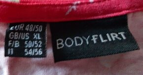 Bodyflirt dámsky top pre moletky kvietkovaný XXXL - 3