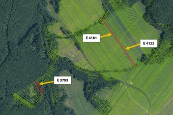 Malá Čausa – 709m2 ORNÁ PÔDA a LES - Na predaj - 3