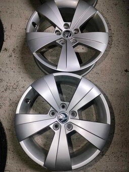 4ks alu disky orig. Škoda 5x112 R17 - 3