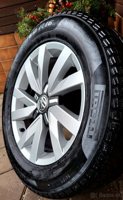 alu R16 5x112, zimné pneu 215/60, orig. VW Passat /+ Superb - 3