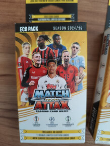 Futbalové kartičky UCC Topps Match Attax 2024/25 - Eco Pack - 3