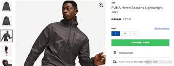 Nová bežecká bunda Puma SEASONS lightweight Running Jacket - 3