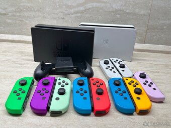 Nintendo Switch Oled (Joy-Con, Dock, držiak na joycony) - 3