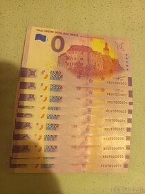 0 euro bankovka ročníkova a nízke číslo - 3