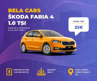 Autopožičovňa Bela cars od 18 eur na deň - 3