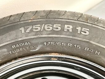 Predám disky s letnými pneumatikami Continental 175/65 R15 - 3